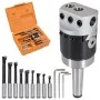 Set de herramientas perforación 15 pzas cabezal 50mm MT2-F1-12 de vidaXL, Fresadoras - Ref: Foro24-146683, Precio: 109,60 €, ...