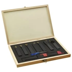 Set de herramientas de torneado indexable 12 pzas 16x16mm 100mm de vidaXL, Fresadoras - Ref: Foro24-146719, Precio: 112,69 €,...