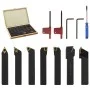 Set de herramientas de torneado indexable 12 pzas 16x16mm 100mm de vidaXL, Fresadoras - Ref: Foro24-146719, Precio: 112,69 €,...