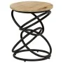Mesa auxiliar de madera maciza de mango 40x50 cm de vidaXL, Mesas auxiliares - Ref: Foro24-247320, Precio: 106,04 €, Descuent...