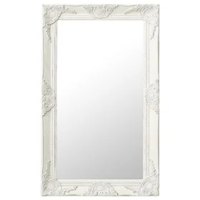 Espejo de pared estilo barroco blanco 50x80 cm de vidaXL, Espejos - Ref: Foro24-320320, Precio: 61,21 €, Descuento: %