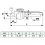Rotating counterpoint MT4 by vidaXL, Clamps and screws - Ref: Foro24-146694, Price: 41,47 €, Discount: %