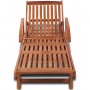 Tumbona de madera maciza de acacia de vidaXL, Tumbonas - Ref: Foro24-42592, Precio: 192,70 €, Descuento: %