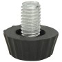 Patas de mueble regulables M8 18 unidades negro de vidaXL, Accesorios para muebles de jardín - Ref: Foro24-315594, Precio: 16...