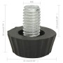 Patas de mueble regulables M8 18 unidades negro de vidaXL, Accesorios para muebles de jardín - Ref: Foro24-315594, Precio: 16...