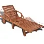 Tumbona de madera maciza de acacia de vidaXL, Tumbonas - Ref: Foro24-42592, Precio: 199,57 €, Descuento: %