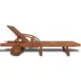 Tumbona de madera maciza de acacia de vidaXL, Tumbonas - Ref: Foro24-42592, Precio: 199,57 €, Descuento: %