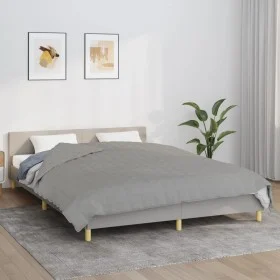 Manta con peso tela gris 200x230 cm 9 kg de vidaXL, Mantas - Ref: Foro24-3154786, Precio: 105,97 €, Descuento: %