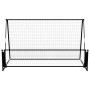 Portería de fútbol con reboteador 2 en 1 acero 202x104x120 cm de vidaXL, Porterías de fútbol - Ref: Foro24-93373, Precio: 88,...