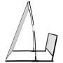 Portería de fútbol con reboteador 2 en 1 acero 202x104x120 cm de vidaXL, Porterías de fútbol - Ref: Foro24-93373, Precio: 88,...