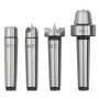 Contrapuntos para torno de madera 4 piezas acero MT2 de vidaXL, Abrazaderas y tornillos - Ref: Foro24-146687, Precio: 40,70 €...