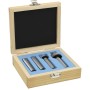 Contrapuntos para torno de madera 4 piezas acero MT2 de vidaXL, Abrazaderas y tornillos - Ref: Foro24-146687, Precio: 40,70 €...