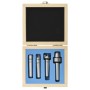 Contrapuntos para torno de madera 4 piezas acero MT2 de vidaXL, Abrazaderas y tornillos - Ref: Foro24-146687, Precio: 40,70 €...