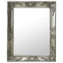 Espejo de pared estilo barroco plateado 50x60 cm de vidaXL, Espejos - Ref: Foro24-320318, Precio: 53,49 €, Descuento: %