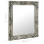 Espejo de pared estilo barroco plateado 50x60 cm de vidaXL, Espejos - Ref: Foro24-320318, Precio: 53,49 €, Descuento: %