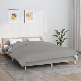 Manta con peso tela gris 200x225 cm 9 kg de vidaXL, Mantas - Ref: Foro24-350726, Precio: 108,85 €, Descuento: %
