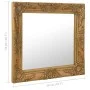 Golden baroque style wall mirror 50x50 cm by vidaXL, Mirrors - Ref: Foro24-320313, Price: 46,98 €, Discount: %