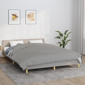 Manta con peso tela gris 200x220 cm 9 kg de vidaXL, Mantas - Ref: Foro24-3154785, Precio: 108,85 €, Descuento: %