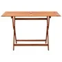 Set de comedor de jardín plegable 5 pzas madera eucalipto de vidaXL, Conjuntos de jardín - Ref: Foro24-3087151, Precio: 295,8...