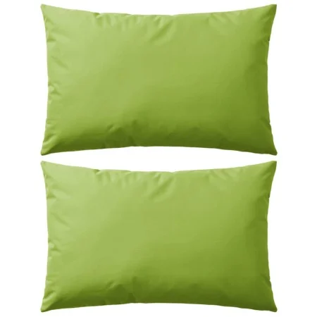 Cojines para exteriores 2 unidades 60x40 cm verde manzana de vidaXL, Cojines - Ref: Foro24-132292, Precio: 40,08 €, Descuento: %