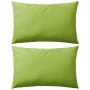 Cojines para exteriores 2 unidades 60x40 cm verde manzana de vidaXL, Cojines - Ref: Foro24-132292, Precio: 43,52 €, Descuento: %