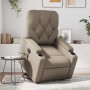 Sillón reclinable de masaje eléctrico cuero sintético capuchino en Sillones | Comprar online en Foru.es