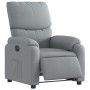 Sillón reclinable eléctrico tela gris claro en Sillones | Comprar online en Foru.es