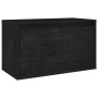 Muebles para TV 5 piezas madera maciza de pino negro de vidaXL, Muebles TV - Ref: Foro24-3100273, Precio: 193,76 €, Descuento: %