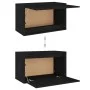 Muebles para TV 5 piezas madera maciza de pino negro de vidaXL, Muebles TV - Ref: Foro24-3100273, Precio: 191,25 €, Descuento: %