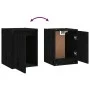 Muebles para TV 5 piezas madera maciza de pino negro de vidaXL, Muebles TV - Ref: Foro24-3100273, Precio: 191,25 €, Descuento: %