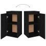 Muebles para TV 5 piezas madera maciza de pino negro de vidaXL, Muebles TV - Ref: Foro24-3100273, Precio: 191,25 €, Descuento: %