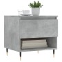 Mesas centro 2 uds madera ingeniería gris hormigón 50x46x50 cm de vidaXL, Mesas de centro - Ref: Foro24-830901, Precio: 61,67...