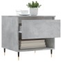 Mesas centro 2 uds madera ingeniería gris hormigón 50x46x50 cm de vidaXL, Mesas de centro - Ref: Foro24-830901, Precio: 61,67...