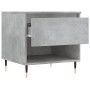 Mesas centro 2 uds madera ingeniería gris hormigón 50x46x50 cm de vidaXL, Mesas de centro - Ref: Foro24-830901, Precio: 61,67...