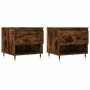 Mesas centro 2 uds madera ingeniería roble ahumado 50x46x50 cm de vidaXL, Mesas de centro - Ref: Foro24-830903, Precio: 61,67...