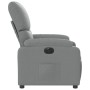 Sillón reclinable eléctrico tela gris claro en Sillones | Comprar online en Foru.es
