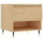 Mesas de centro 2 uds madera ingeniería roble Sonoma 50x46x50cm de vidaXL, Mesas de centro - Ref: Foro24-830899, Precio: 61,6...