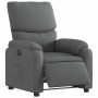 Sillón reclinable eléctrico de tela gris oscuro en Sillones | Comprar online en Foru.es