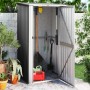 Cobertizo jardín acero galvanizado antracita 118,5x97x209,5 cm de vidaXL, Cobertizos - Ref: Foro24-150901, Precio: 176,38 €, ...