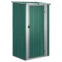 Cobertizo de jardín acero galvanizado verde 118,5x97x209,5 cm de vidaXL, Cobertizos - Ref: Foro24-150899, Precio: 158,62 €, D...