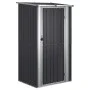Cobertizo jardín acero galvanizado antracita 118,5x97x209,5 cm de vidaXL, Cobertizos - Ref: Foro24-150901, Precio: 166,04 €, ...