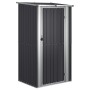 Cobertizo jardín acero galvanizado antracita 118,5x97x209,5 cm de vidaXL, Cobertizos - Ref: Foro24-150901, Precio: 176,38 €, ...