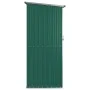 Cobertizo de jardín acero galvanizado verde 118,5x97x209,5 cm de vidaXL, Cobertizos - Ref: Foro24-150899, Precio: 158,62 €, D...