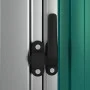 Cobertizo de jardín acero galvanizado verde 118,5x97x209,5 cm de vidaXL, Cobertizos - Ref: Foro24-150899, Precio: 158,62 €, D...