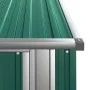 Cobertizo de jardín acero galvanizado verde 118,5x97x209,5 cm de vidaXL, Cobertizos - Ref: Foro24-150899, Precio: 158,62 €, D...