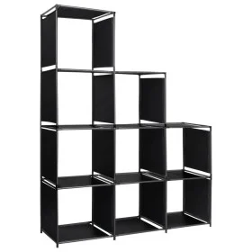 Estante escalera de exhibición de tela 130x45x170 cm de vidaXL, Librerías y estanterías - Ref: Foro24-288321, Precio: 32,10 €...