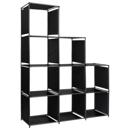 Estante escalera de exhibición de tela 130x45x170 cm de vidaXL, Librerías y estanterías - Ref: Foro24-288321, Precio: 32,71 €...