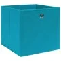 Cajas de almacenaje 10 uds tela azul celeste 32x32x32 cm de vidaXL, Cestas para almacenaje - Ref: Foro24-288375, Precio: 49,0...
