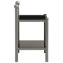 Mesita de noche metal y vidrio gris y negro 45x34,5x60,5 cm de vidaXL, Mesitas de noche - Ref: Foro24-325073, Precio: 26,57 €...