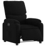Sillón reclinable eléctrico de tela negro en Sillones | Comprar online en Foru.es